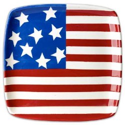 American Flag Plate