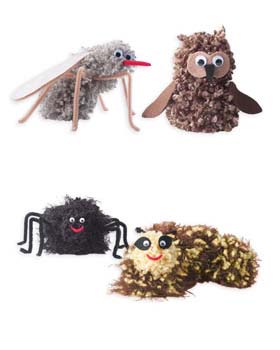 Fuzzy Critter Crafts for Kids