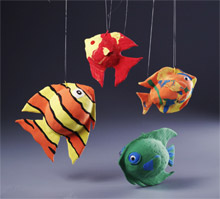 Clay magic Fish Craft for Kids