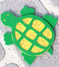 Beady Foam Turtle Project