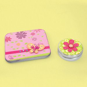 Flower Power Tins