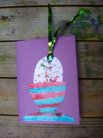 Easter Egg Bookmark and Card