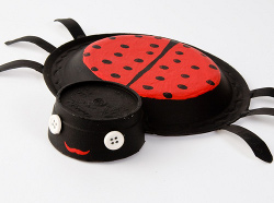 Ladybug Paper Plate