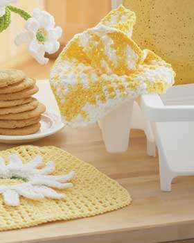 Cheerful Crochet Dish Cloth