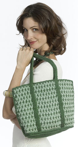 Crochet 2-Tone Tote