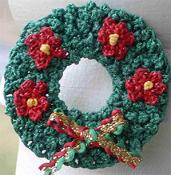 Crochet Christmas Wreath