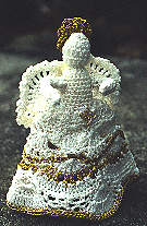 Crochet Gold Angel