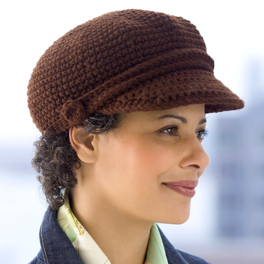 Newsboy Cap Crochet Pattern FaveCrafts