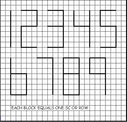 Crochet Numbers Chart