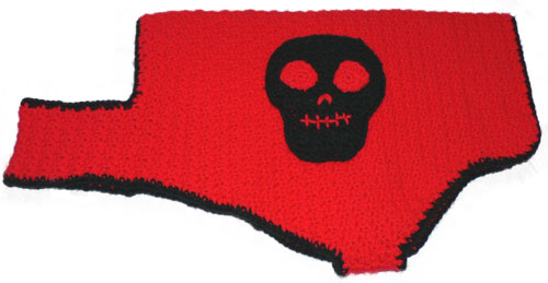 Crochet Skull Dog Coat