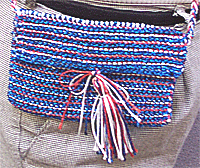Crocheted 4th of July Purse