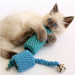 Crocheted Cat Toy
