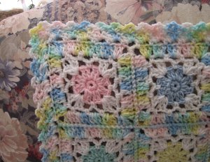 Flower Patch Baby Afghan