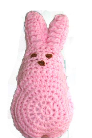 Large Crochet Bunny Peep