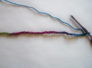 Loop Fringe Crochet Choker 2