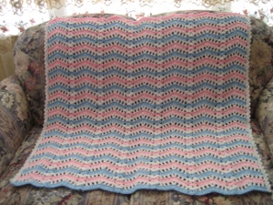 Naptime Ripple Baby Afghan