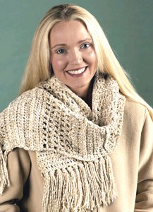 Openwork Crochet Scarf