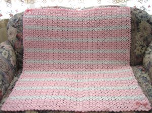 Precious Pink Baby Afghan