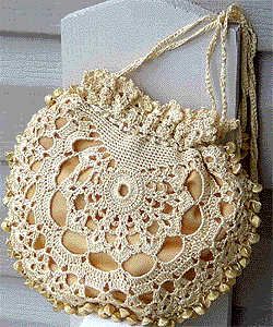 Silk Crochet Purse