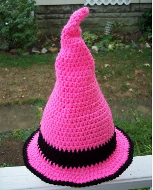 bubble gum crochet hat