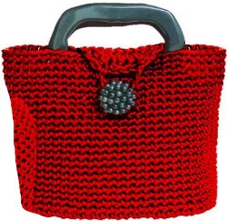 Little Red Crochet Bag