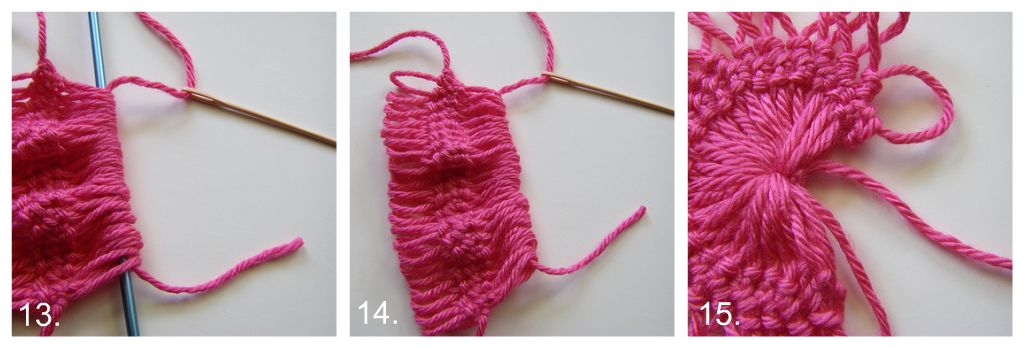 Crochet Rosette Row 5