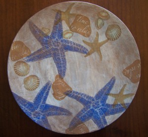 Sea shell plate