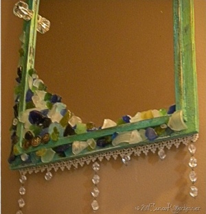 Embellished Antique Mirror