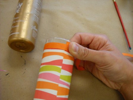 Measure the Ribbon Bud Vase