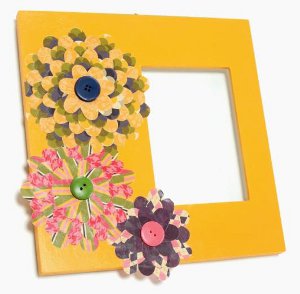 Layered Flower Blossom Frame