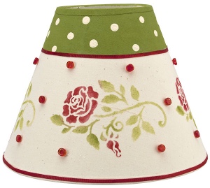 Retro Rose Lampshade