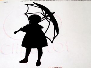 Silhouette Rain Canvas