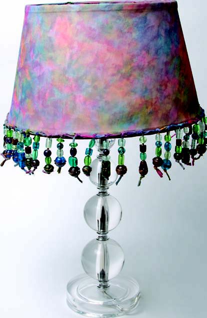Silk Batik Lamp Shade
