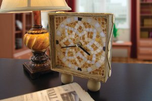 Tuscan Mosaic Clock