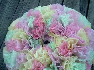 Colorful Coffee FIlter Wreath