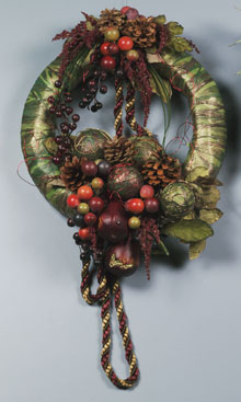 Pearberry Autumn Wreath