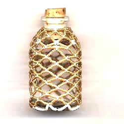 Beaded Bottle Finished Product