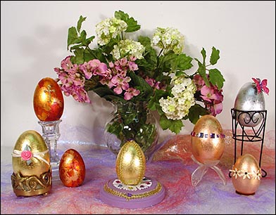 Faux Faberge Eggs