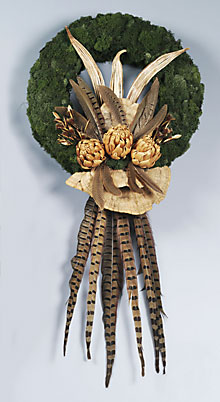 Feather and Mushroom Wreath