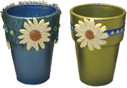 Daisy Flower Pot