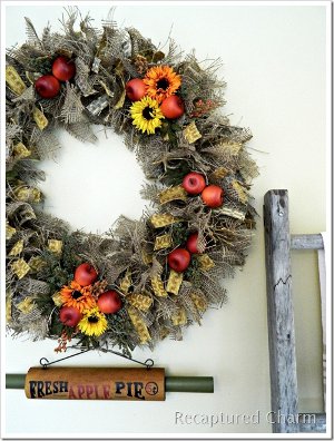 apple pie wreath