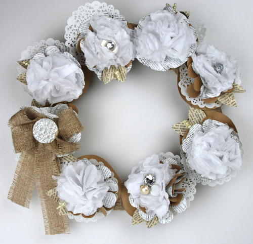 Fancy Whitewashed Wreath