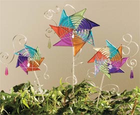 Pinwheel Garden Stake