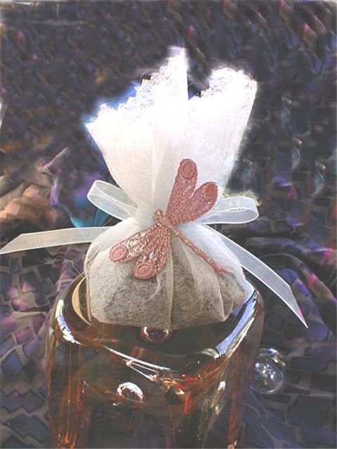 Lavender Sachet from Dryer Sheet