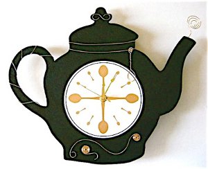 tea pot clock