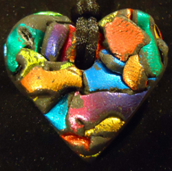 Colorful Heart Pendant