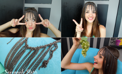 Refashioned Necklace Headpiece