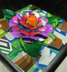 Soda Can Flower Box Topper