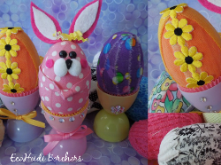 Scrap Fabric Easter Eggs