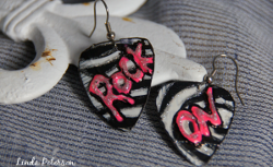 Rockin' Guitar Pick Earrings